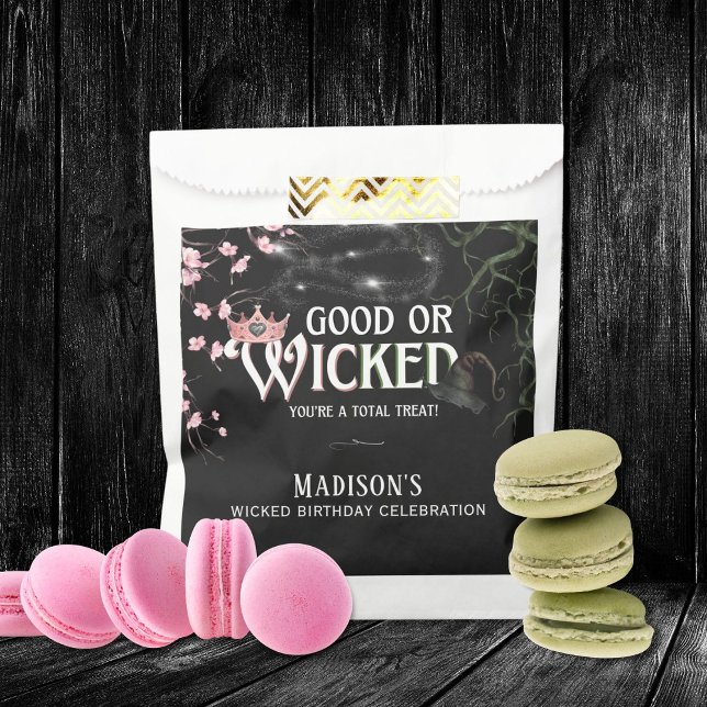 Good or Wicked, You're A Treat Favour Bags (Creator Uploaded)