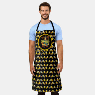 Good People Drink Good Beer Mugs and Barrels Apron