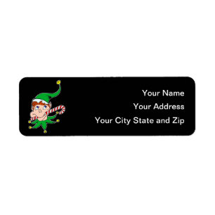 Good Pixie on Black Mailing Label