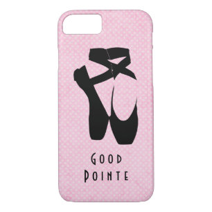 Good Pointe Black Ballet Shoes En Pointe iPhone 8/7 Case