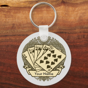 Good Poker Hand keychain