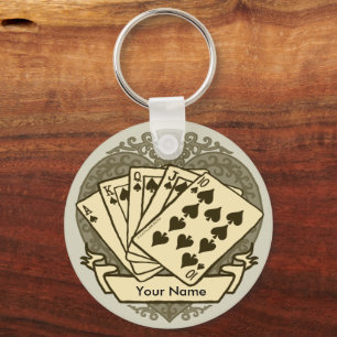 Good Poker Hand  keychain