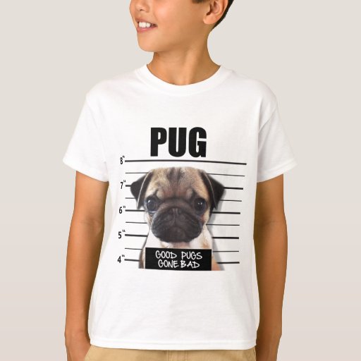 Image of good pugs gone bad T-shirt