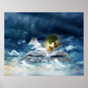 GOOD READING POSTERS: "Reading is Heavenly" Poster