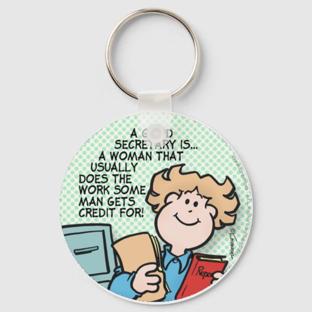 Good Secretary Key Ring (Front)