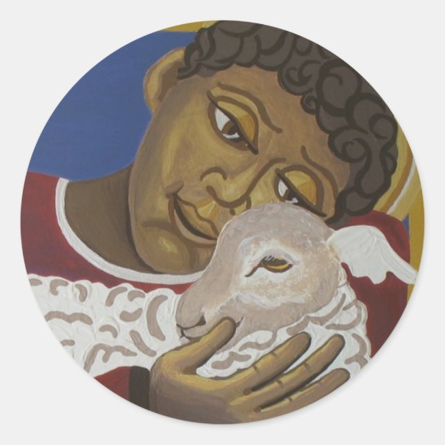 Good Shepherd Classic Round Sticker (Front)