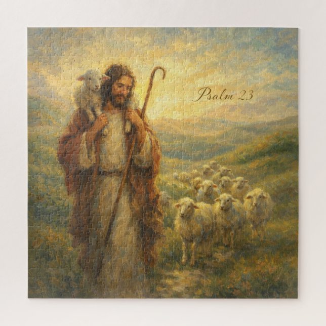 Good Shepherd Jesus Wall Decor Jigsaw Puzzle (Vertical)