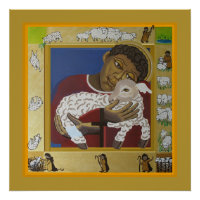 Good Shepherd Lost Sheep Icon 