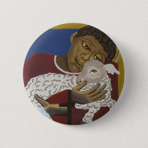 Good Shepherd parable 6 Cm Round Badge