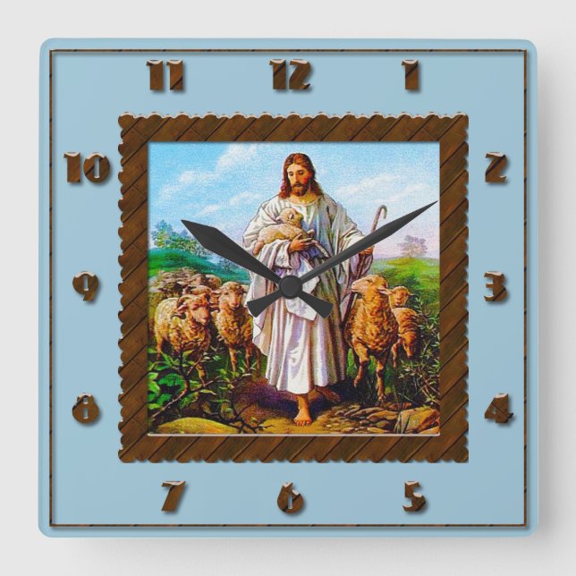 Good Shepherd Square Clock (Front)