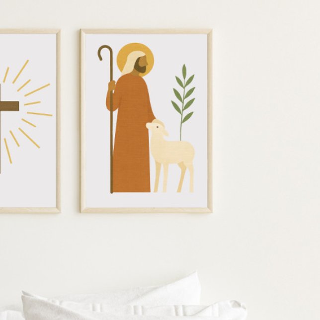 Good Shepherd with Lamb Poster (Creator Uploaded)