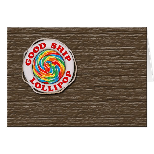 Good Ship Lollipop... (Front Horizontal)