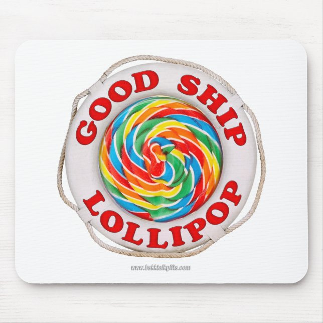Good Ship Lollipop... Mouse Mat (Front)