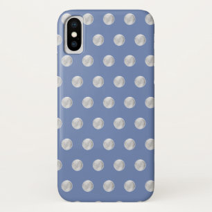 Good silver polka dots iPhone x case