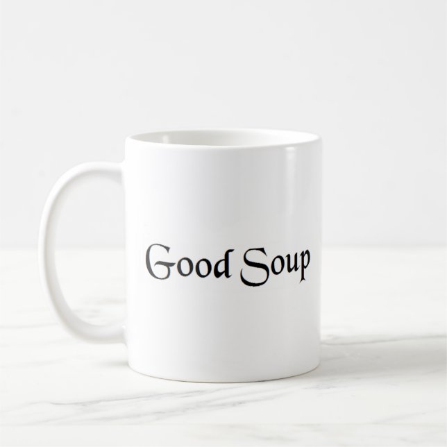 good soup coffee mug (Left)