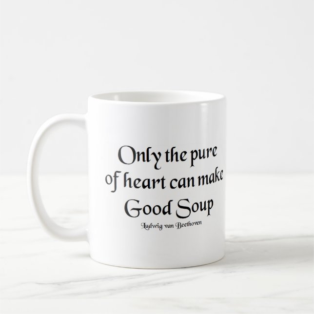 good soup maker coffee mug (Left)