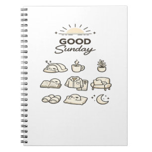 GOOD SUNDAY Cosy Slow Living Design LUNIO™ Notebook