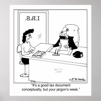 Good Tax Document Conceptually Poster