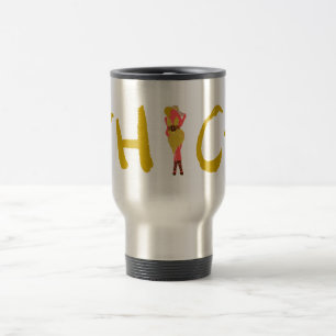 Good Thick Woman in the Polka Dot Dress Travel Mug