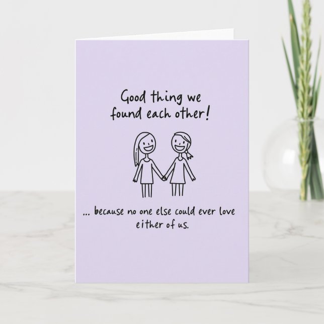 Good Thing We Found Each Other Card (Front)