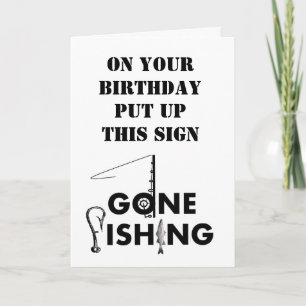 GOOD THINGS COME TO THOSE THAT "BAIT" BIRTHDAY CARD