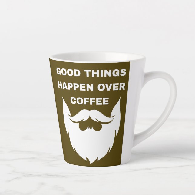 Good things happen over coffee latte mug (Right)