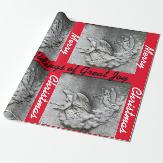 Good Tidings Great Joy Merry Christmas Angel Paper