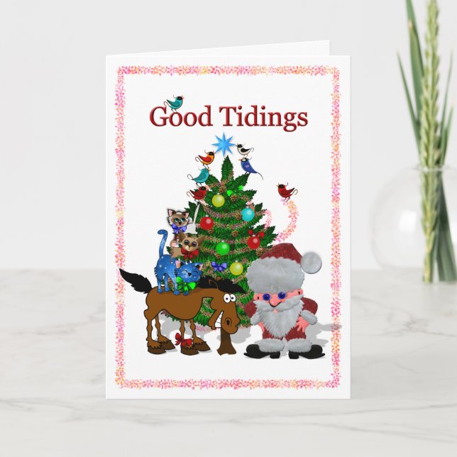 Good Tidings Holiday Card (Front)