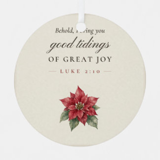 Good Tidings of Great Joy Luke 2 10 Ornament