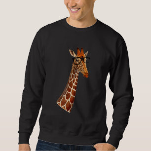 Good Time Hipster Giraffe   Men's Women's Children Sweatshirt