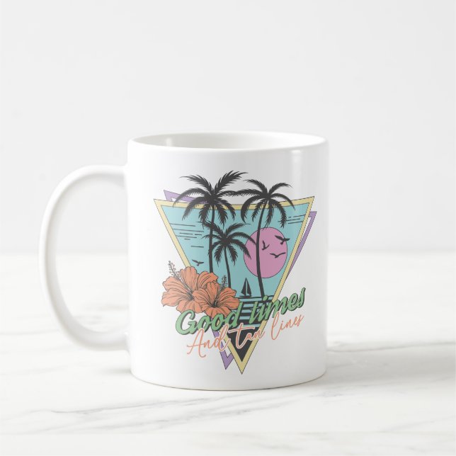 Good Times And Tan Lines Coffee Mug (Left)