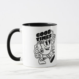 Good Times for Tea | Minimalist Retro Tea Lover Mug