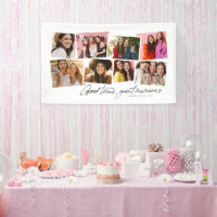 Good times great memories fun photo collage poster
