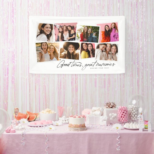 Good times great memories fun photo collage poster banner (Party)