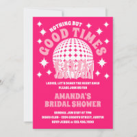 Good Times Groovy Pink Bridal Shower