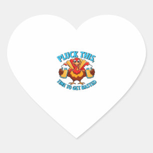 Good Times Happy Thamksgiving Classic T-Shirt Heart Sticker