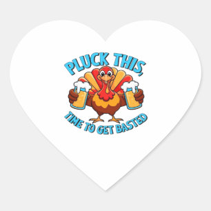 Good Times Happy Thamksgiving Classic T-Shirt Heart Sticker