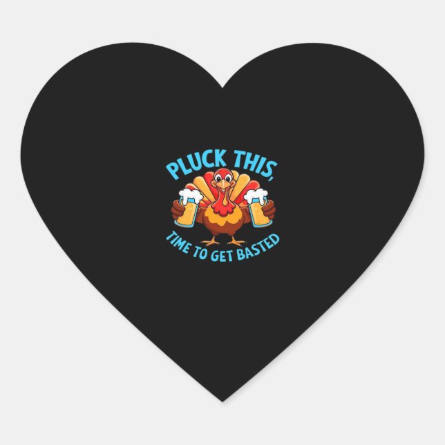 Good Times Happy Thamksgiving Classic T-Shirt Heart Sticker (Front)