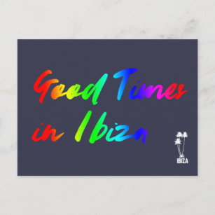 Good Times in Ibiza postcard