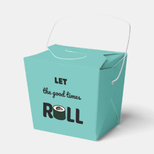 Good times roll kawaii sushi favour box