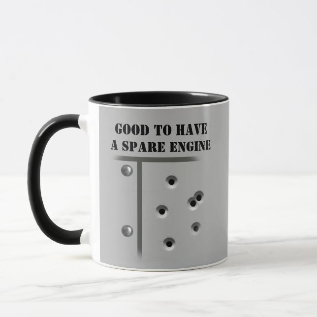 Good to Have a Spare Engine! Mug (Left)