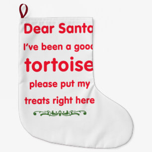 good tortoise large christmas stocking