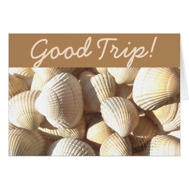 Good Trip, Sea Shells Sunny Tropical Exotic Beach (Front Horizontal)