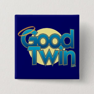 Good Twin 15 Cm Square Badge