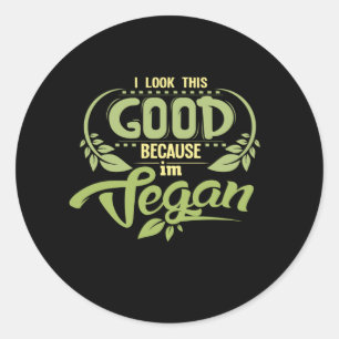 Good Vegan Classic Round Sticker