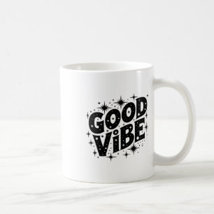 Good Vibe Stars Sticker Coffee Mug