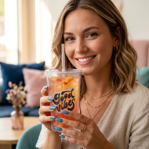 Good Vibes Acrylic Tumbler