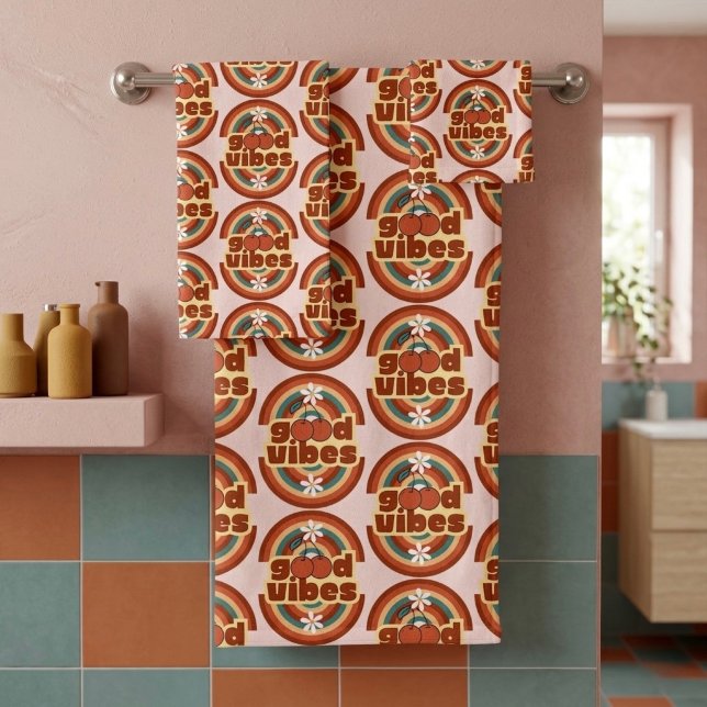 Good Vibes Bath Towel Set (Creator Uploaded)