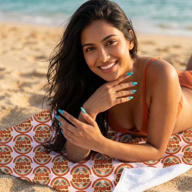 Good Vibes Beach Towel (Creator Uploaded)