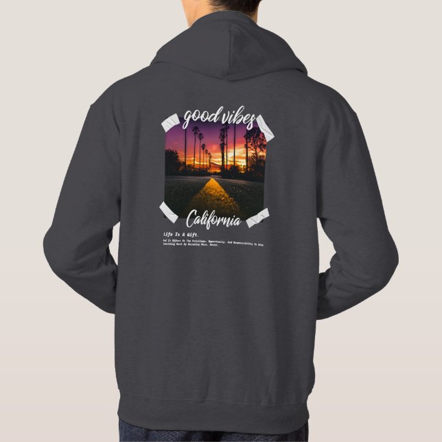 Good Vibes California Hoodie (Back)